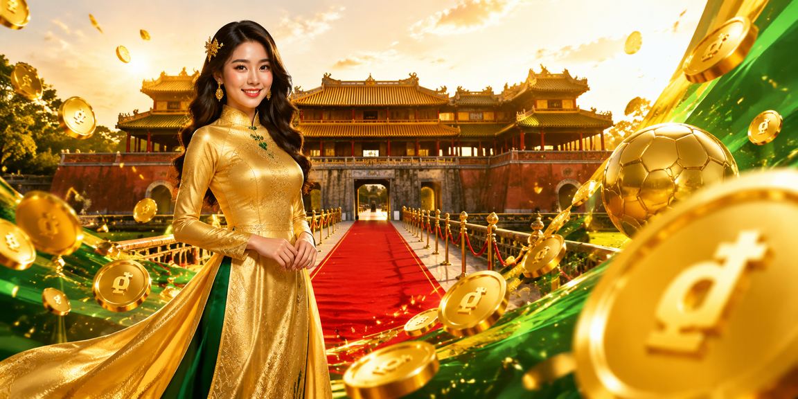 Người dùng Huế đăng ký tài khoản và nhận thưởng chào mừng trực tuyến trong trang phục áo dài