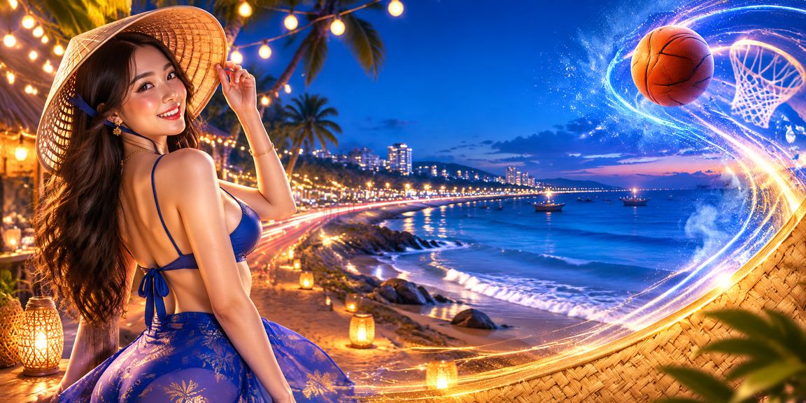 Người hâm mộ bóng rổ tại Phan Thiết đội nón lá theo dõi kèo cược qua điện thoại