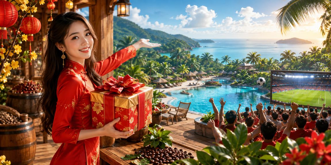 Người dùng Phú Quốc thực hiện giao dịch cá cược và nạp tiền tại quán cà phê ven biển